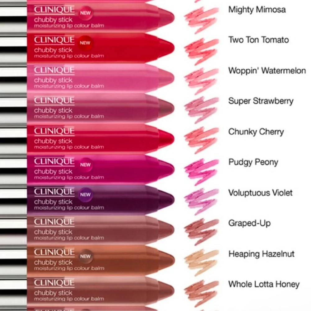2/$20 Clinique Chubby Stick Moisturizing Lip Colour Balm